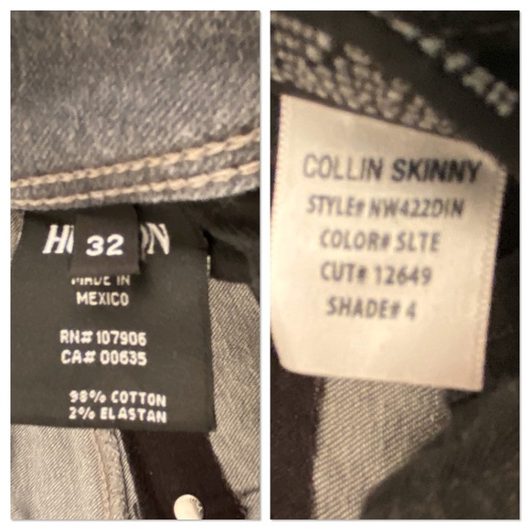 Hudson Collin Flap Skinny jeans in Slate gray 32 - Picture 4 of 8